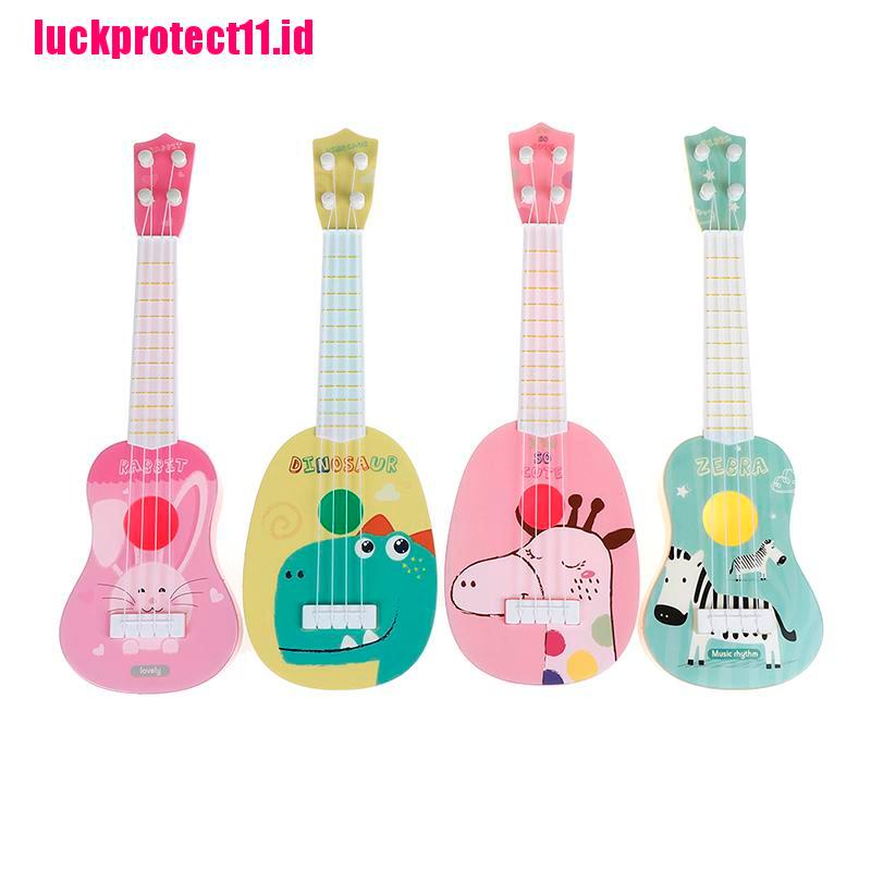 Lucktoy Mainan Alat Musik Gitar Ukulele Montessori Untuk Edukasi Anak