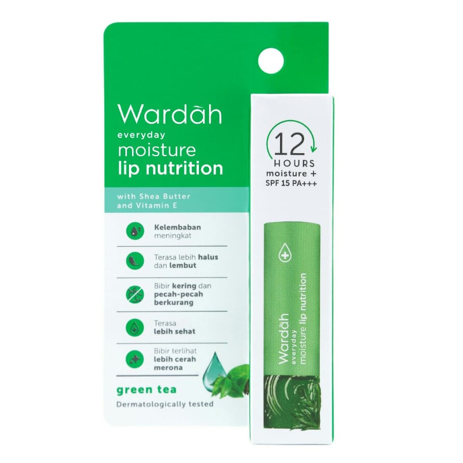 WARDAH Moisture Lip Nutrition Green Tea