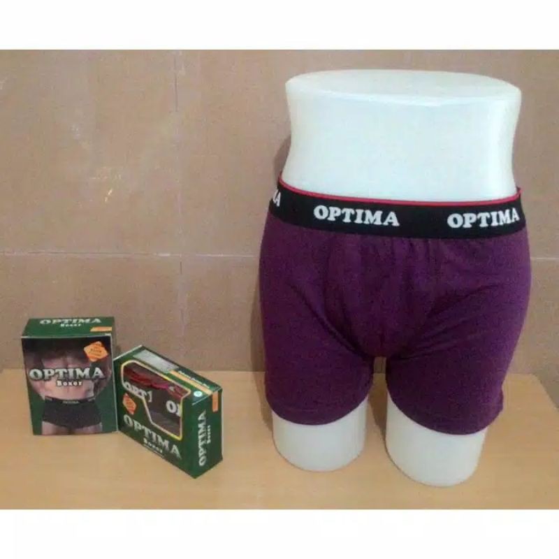 Termurah (isi 2 pcs) Celana Dalam Cowok Boxer Optima B005