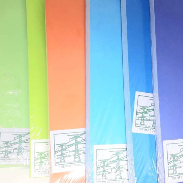 

KERTAS SAMPUL BC WARNA, BUFFALO F4