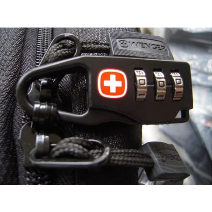 Gembok Kunci Koper padlock Travel Bag swiss gear army keychain Lock Password Kombinasi