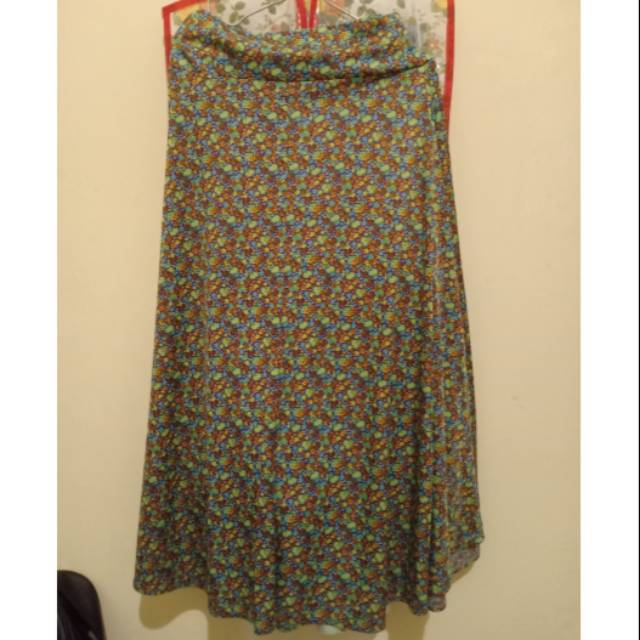 Preloved rok motif spandex