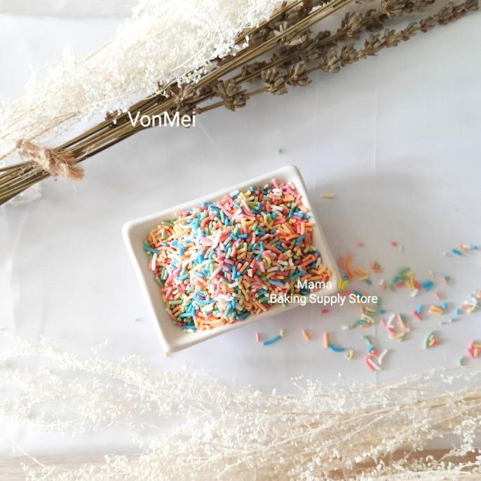 

Sprinkle Cup Cake Kue Mesis Warna Warni Good Quality 100 gr TERLENGKAP Kode 763