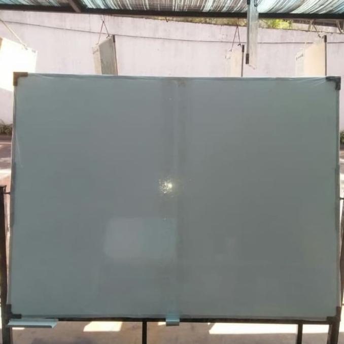 

Whiteboard stand 90 x 120 papan tulis + kaki 120 x 90