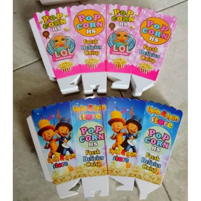 Jual Kertas bungkus Pop corn/kertas kemasan pop corn/kertas pop corn