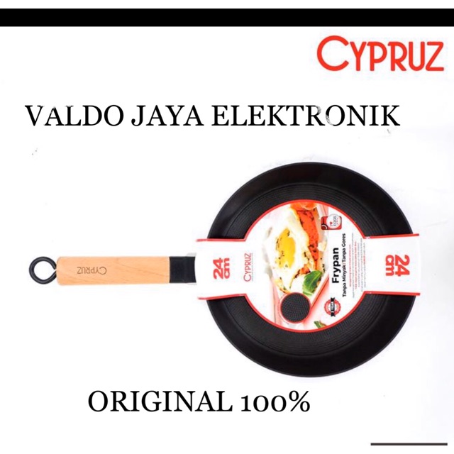 CYPRUZ Fry Pan FP-0912 24Cm/Penggorengan Cast Iron/Wajan Penggorengan FP0912 ORIGINAL