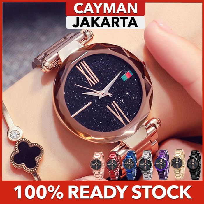 BISA COD ★ Cayman ★ GC Jam Tangan Wanita RANTAI MDL MAGNET ARLOJI IMPORT PREMIUM Watch207