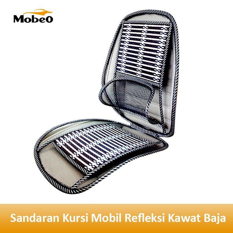 

Mobeo Sandaran Kursi Mobil Refleksi (Car Cushion) Bahan Kuat Awet