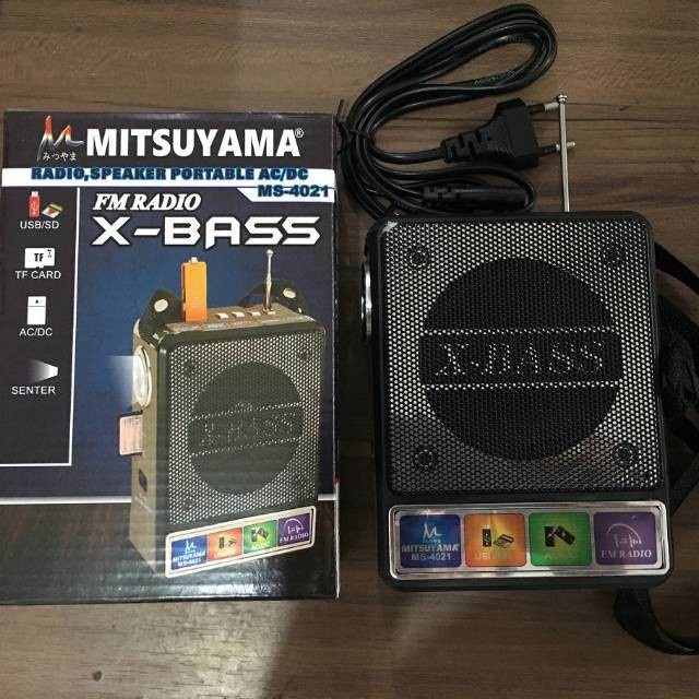 Promo Terbaru!!! Radio Retro Mitsuyama Ms-4021 bisa Radio/usb/mp3 Batrai awet