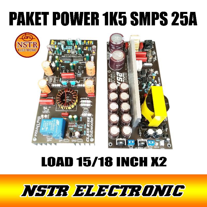 Paket mono 1k5 dan smps 25A