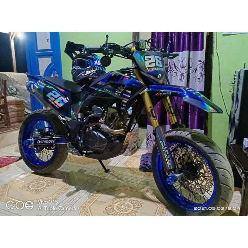 decal sticker crf full hologram
