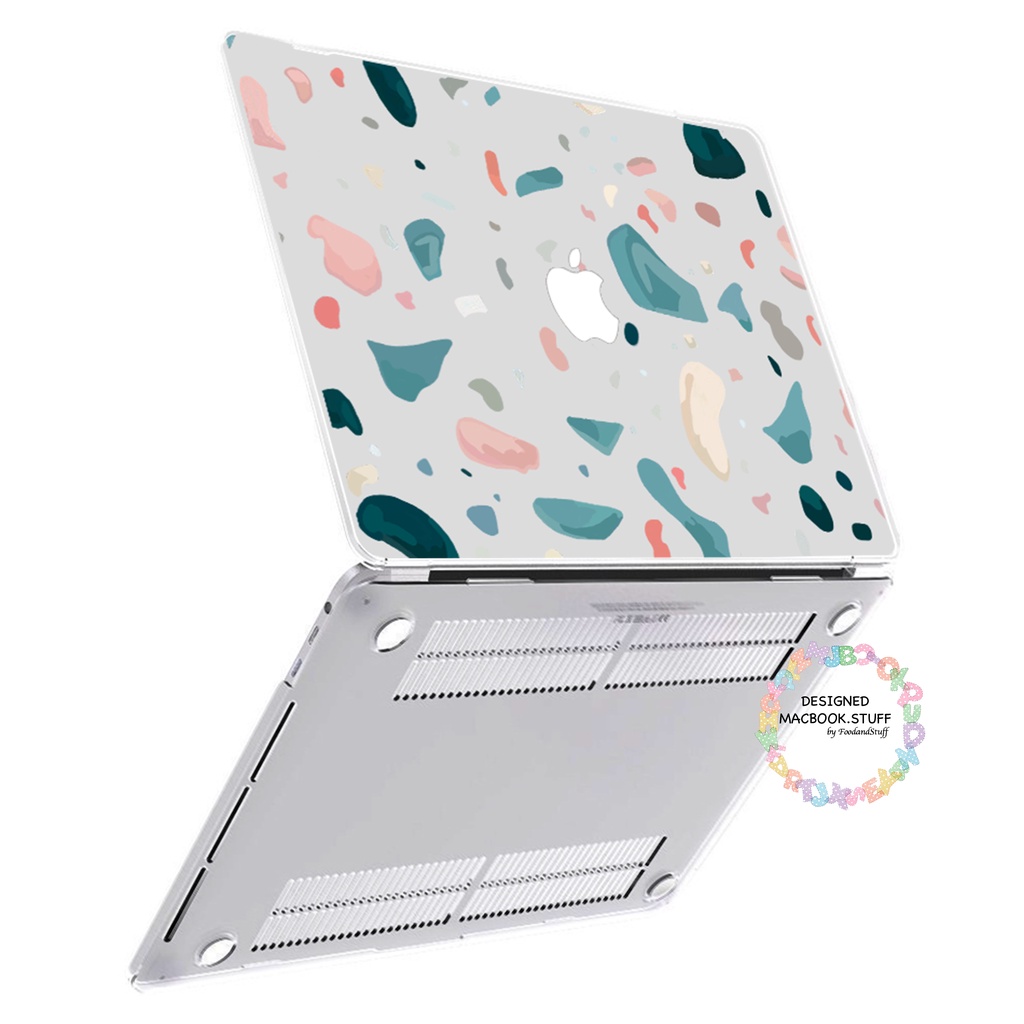 MACBOOK Case CUSTOM ABSTRACT ABSTRAK TERRAZZO BURST OUT DESIGN NEW AIR PRO RETINA 11 12 13 14 15 16 INCH NON /  WITH CD ROOM / TOUCHBAR / TOUCH ID / M1 2020 2021 2022