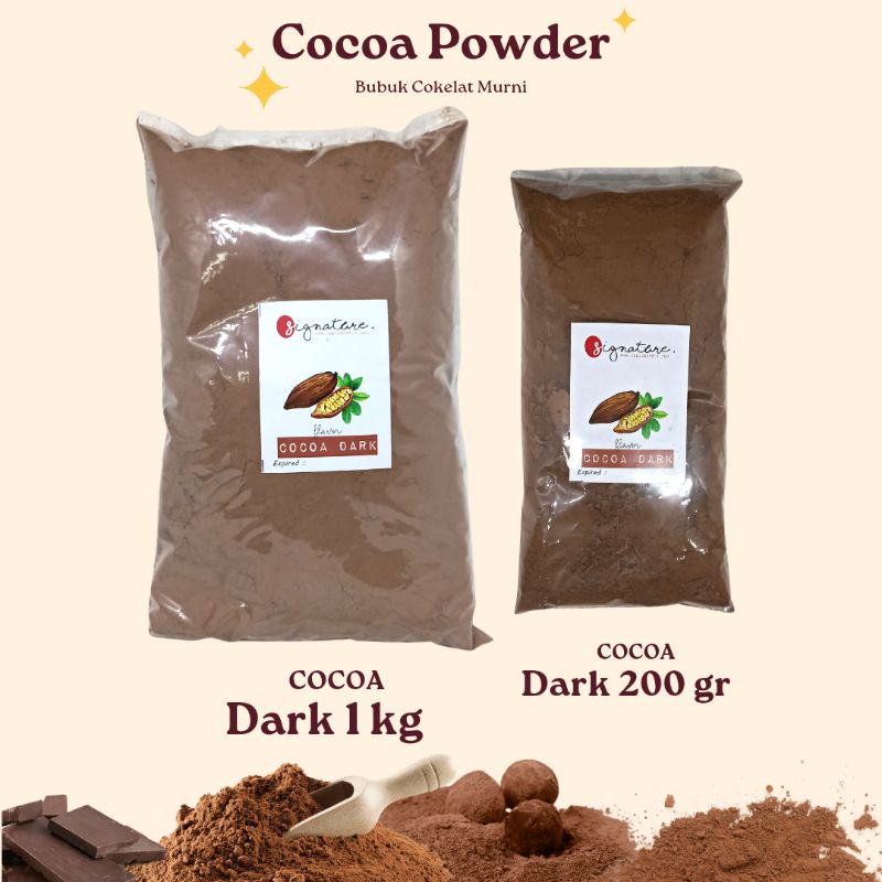 

Cocoa Powder Delfi Dark Black Classic 200 gram