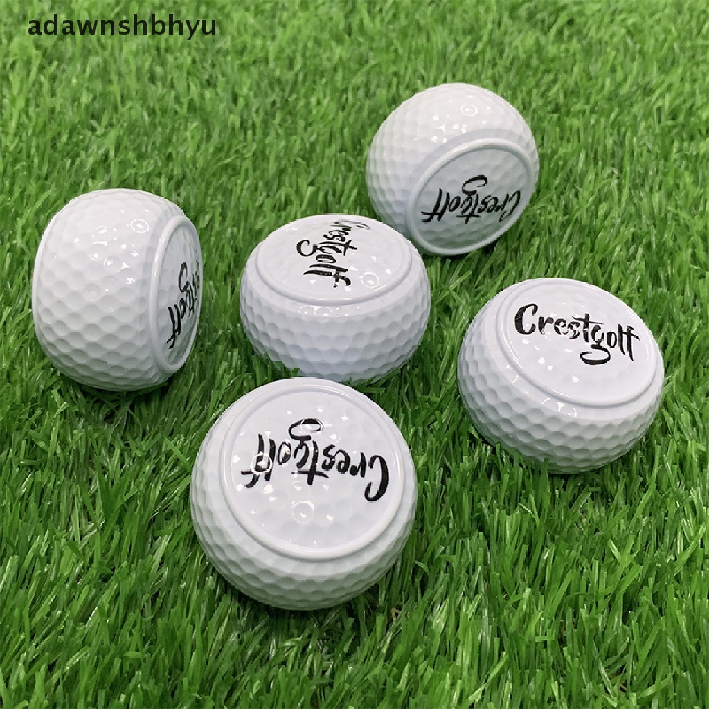 Adawnshbhyu 1pc Bola Golf Golf Untuk Pemula Bola Dua Lapis Driving Range Practice Ball