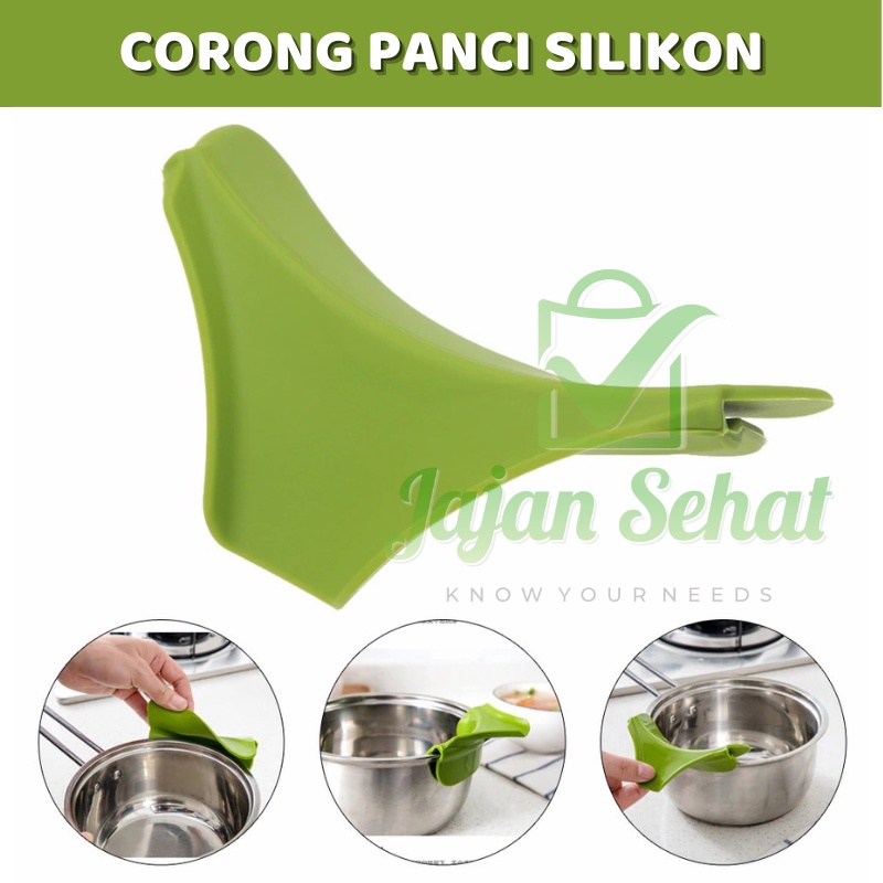 Corong Panci Silikon Alat Tuang Soup