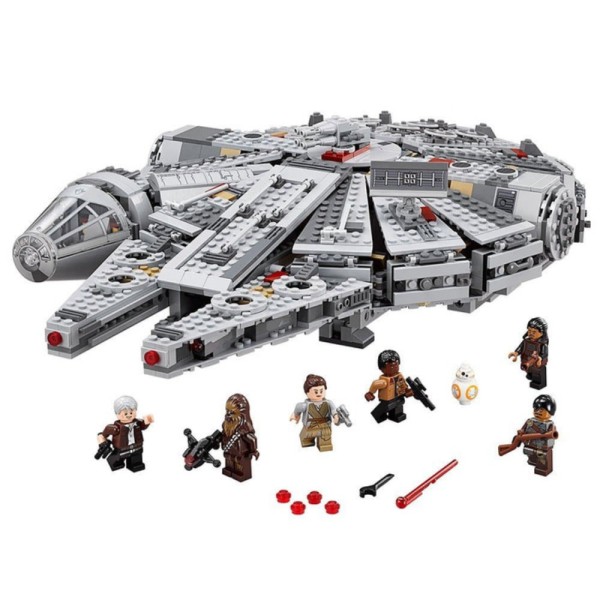 giant millennium falcon lego