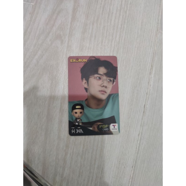 EXO Sehun Exorun Cashbee photocard pc official
