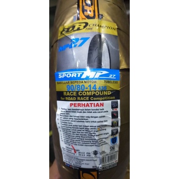 BAN LUAR FDR MP 27 90 80 RING 17 TUBELESS RACING COMPOUND