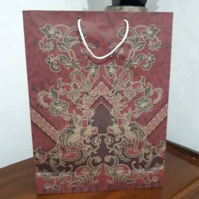 Jual Paper bag batik paper bag motif tas kertas tas kado bungkus kado ...