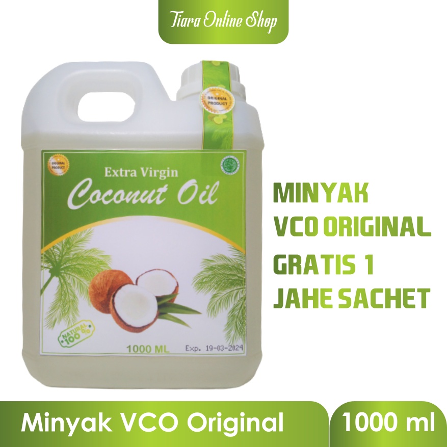 Minyak vco extra virgin coconut oil minyak kelapa murni Minyak Kelapa Tua Original Gratis 1 Jahe sachet