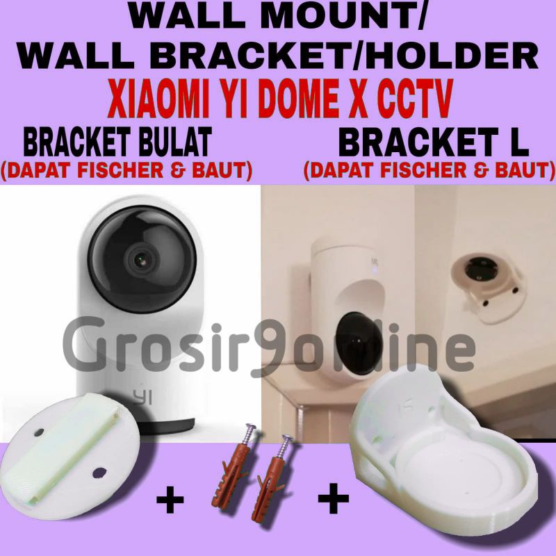 Yi dome X wall bracket atau wall mount