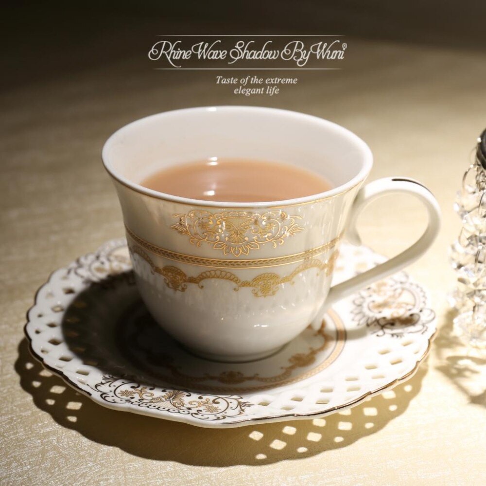 Afternoon Tea Cup Saucer Set Coffee Cup French Luxury Classic European Coffee Cup & Saucer Set