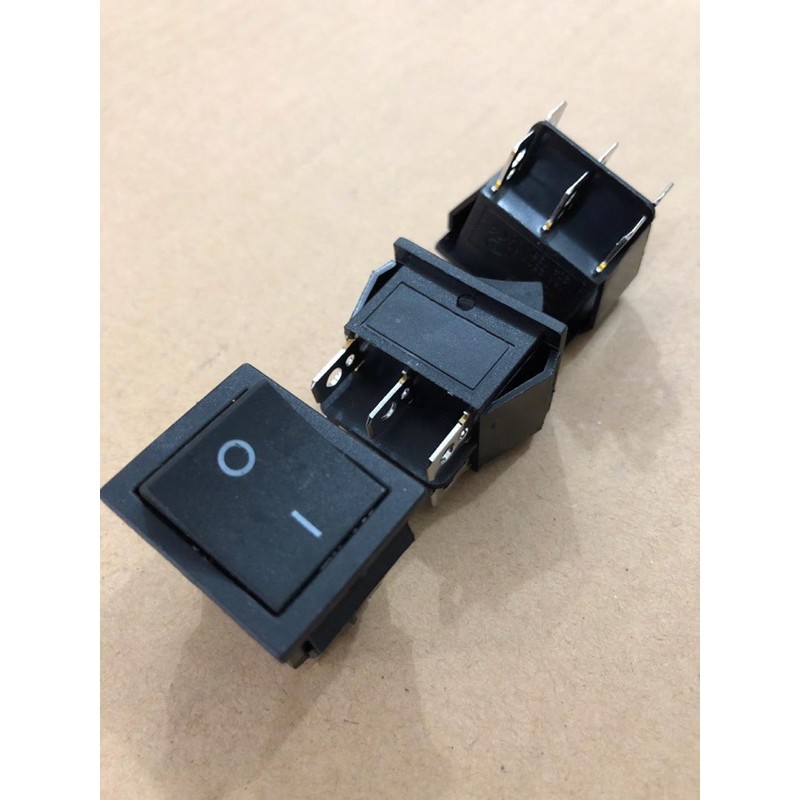 Saklar Rocker switch 6 pin Besar Hitam 6 kaki ON OFF