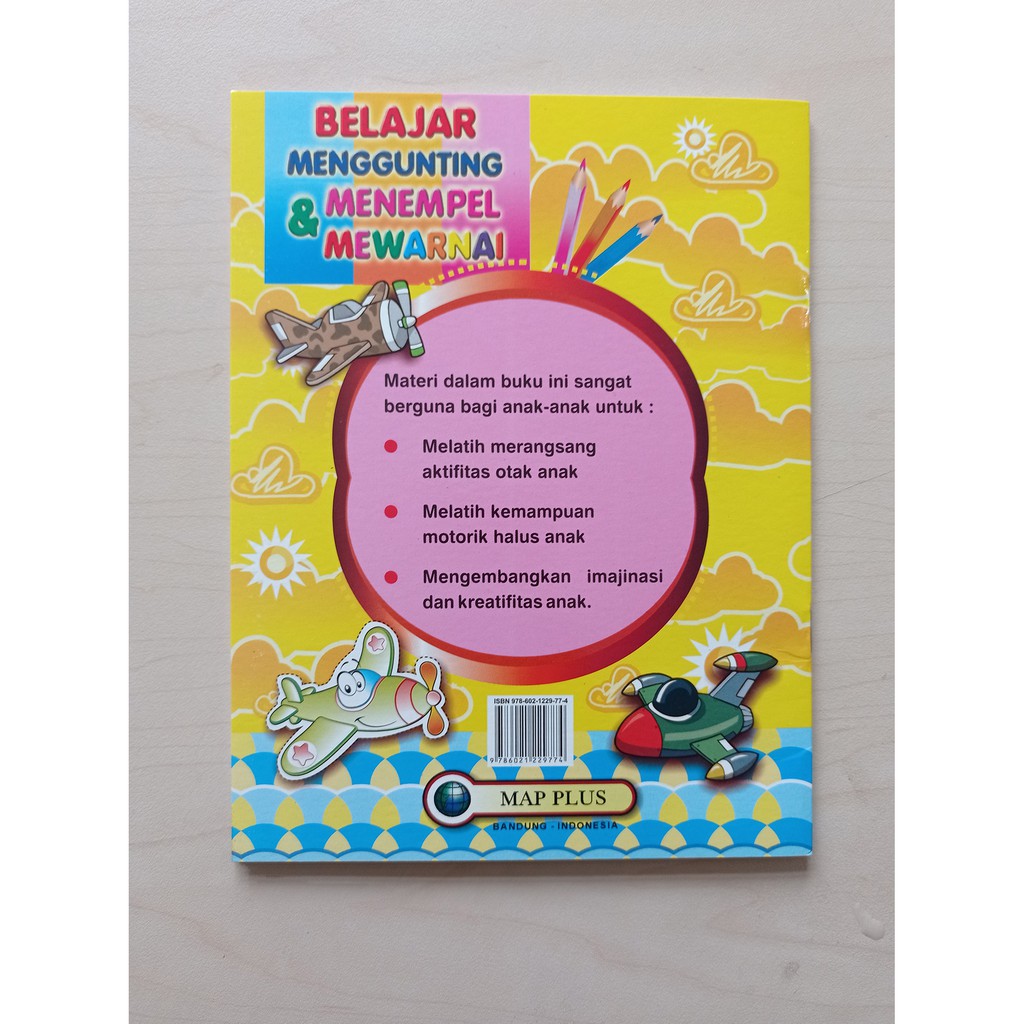 BUKU ANAK TK PAUD : BELAJAR M.M.M PESAWAT