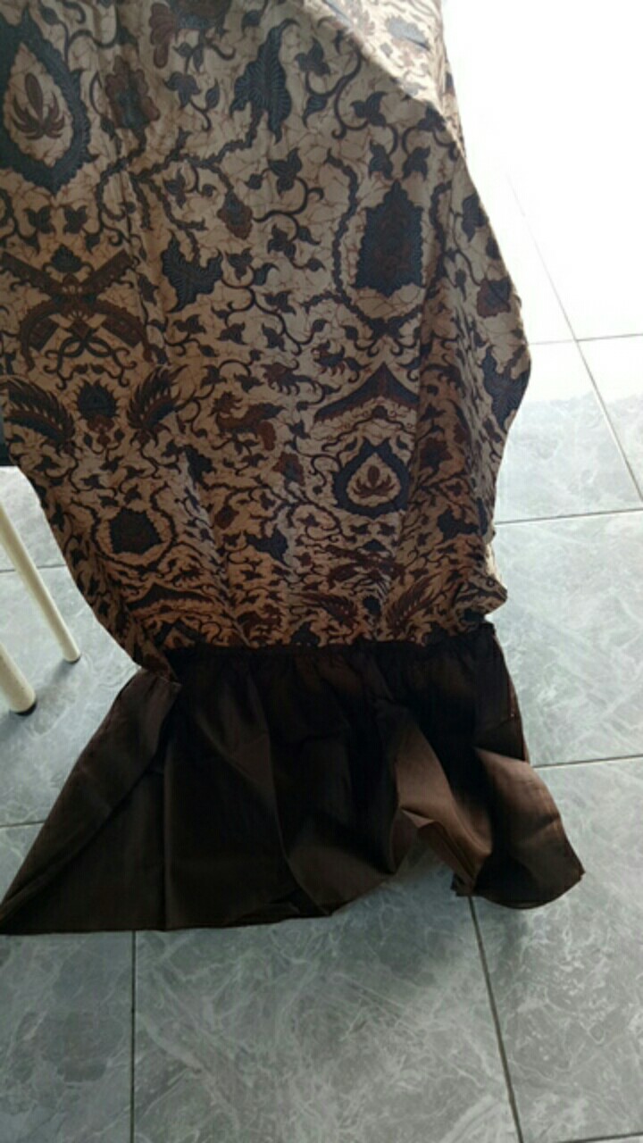 Gamis Rempel Genes Batik Wanita Modern Katun All Size Premium Cewek Motif High Quality