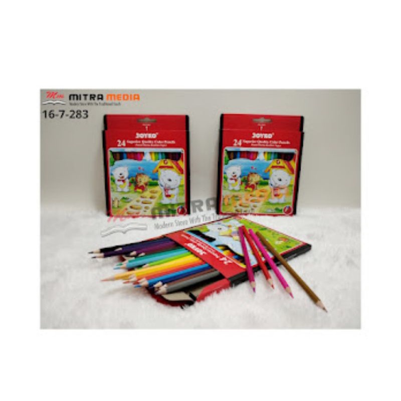 

Pensil Warna Joyco Quality hexagonal 24 W