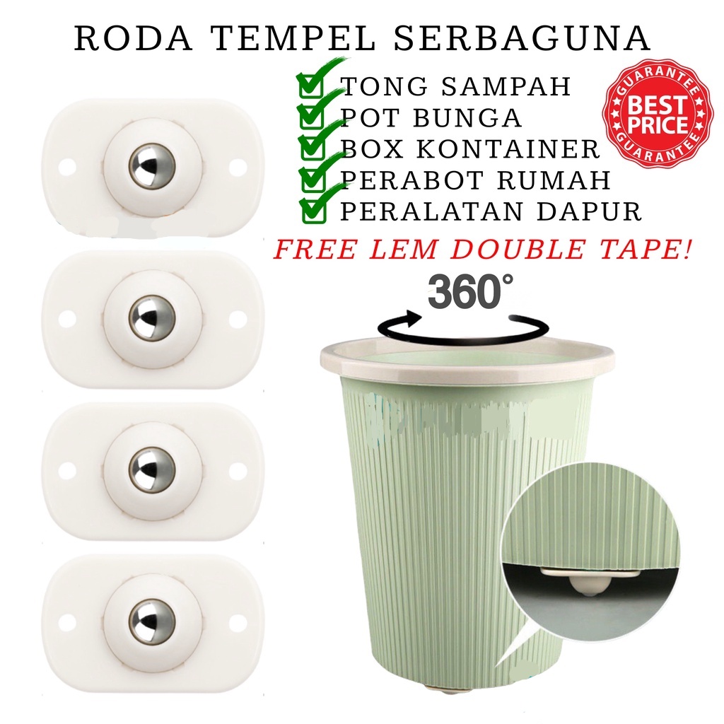 RODA TROLI TEMPEL MINI SERBAGUNA / RODA TROLY STAINLESS PINDAH LEMARI