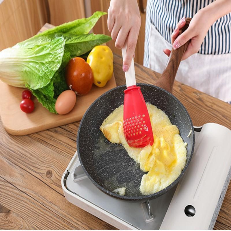 Creative Multifunctional Grinding Cooking Spoon,Mashing and Draining Colander Grinding Ginger Kitchen Gadgets