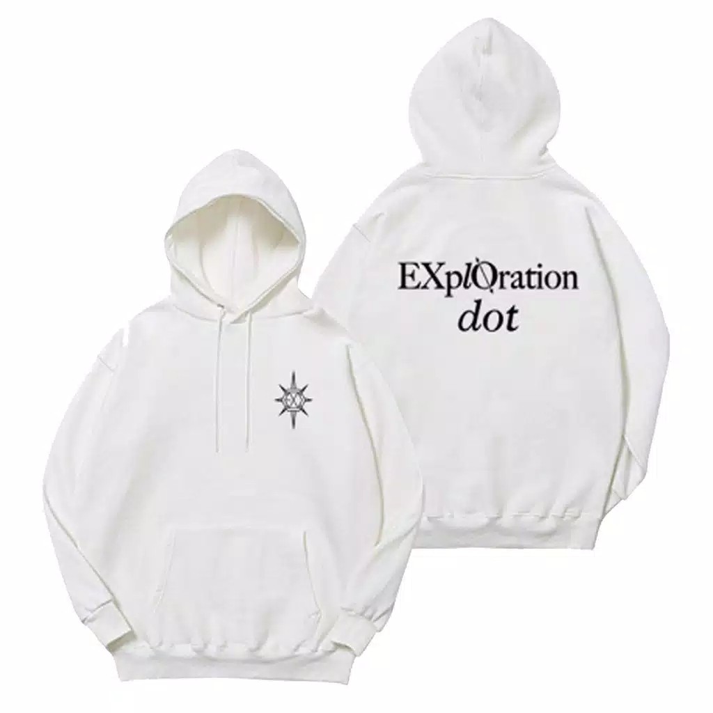 MURAH!!! HOODIE SWEATER EXO EXPLORATION DOT KPOP SEHUN SUHO BAEKHYUN KAI CHANYEOL