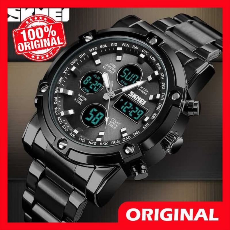 JM JAM TANGAN PRIA SKMEI 1389 ORIGINAL