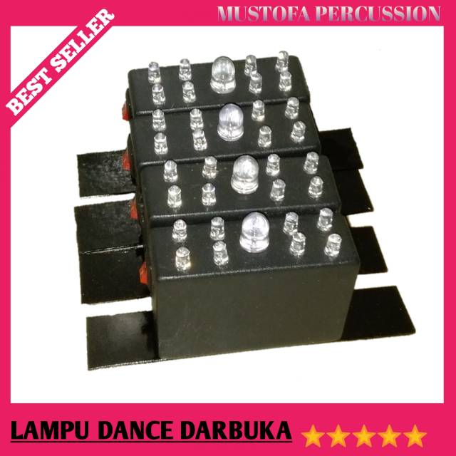 Lampu led sensor dance darbuka calti FREE ONGKIR