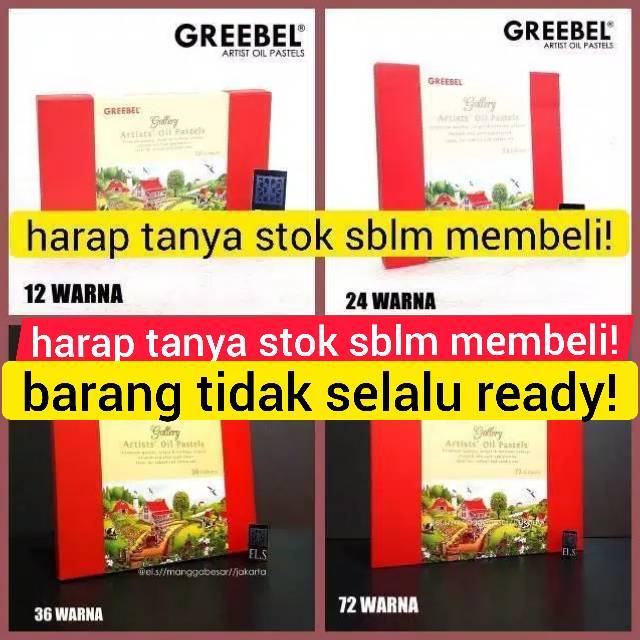 

GREEBEL ARTIST OIL DR PASTEL KRAYON CRAYON 12 24 36 72 WARNA COLOR