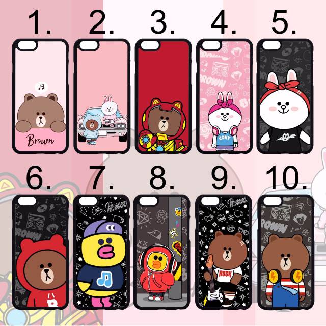 Custom case BROWN/VivoV7plus,OppoF5,XiaomiRedmoNote4,GalaxyNoye5,Iphone7plus