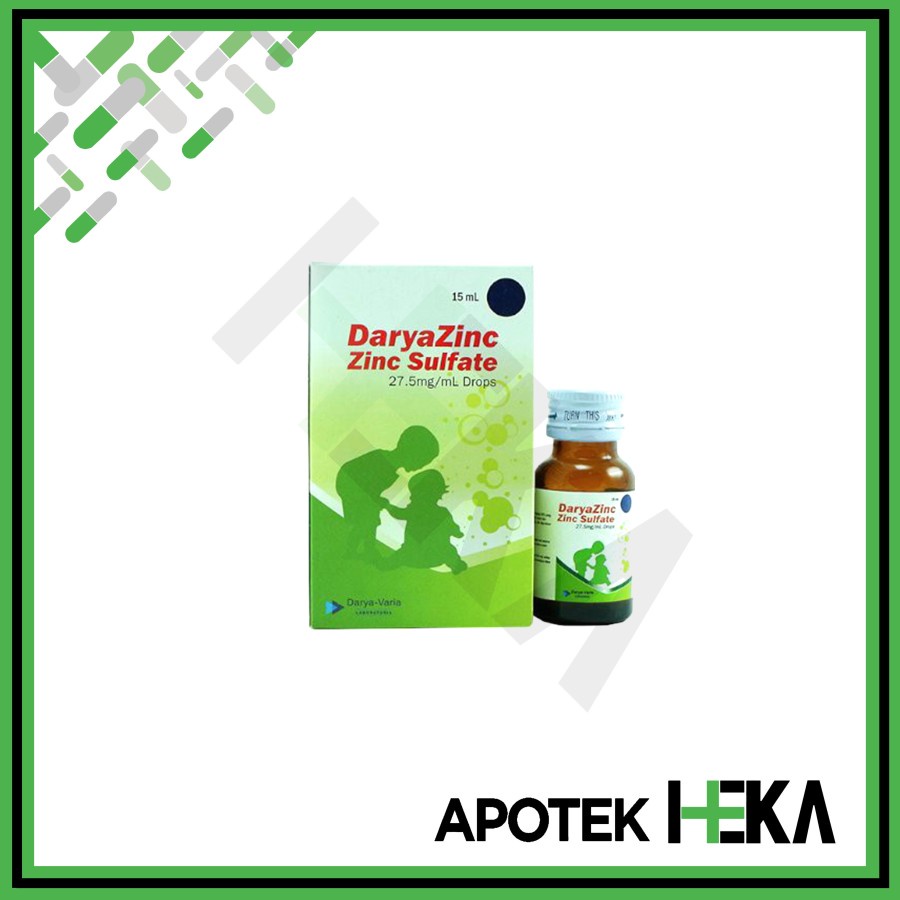 Daryazinc Drop 15 ml - Suplemen Zinc Untuk Bayi (BANDUNG)