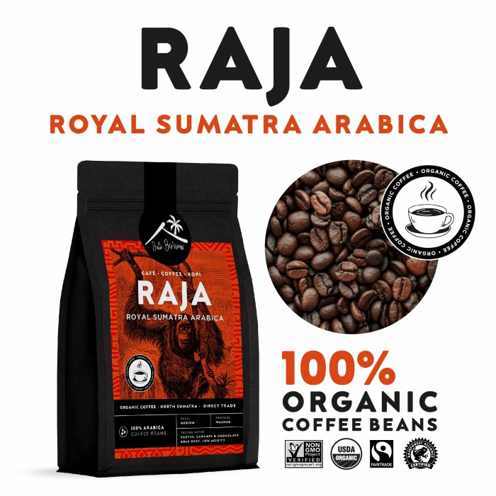 

Bali Bo'hem Biji Kopi Organik Arabika RAJA (coffee pouch) 200g/500g/1kg - Single Origin Coffee