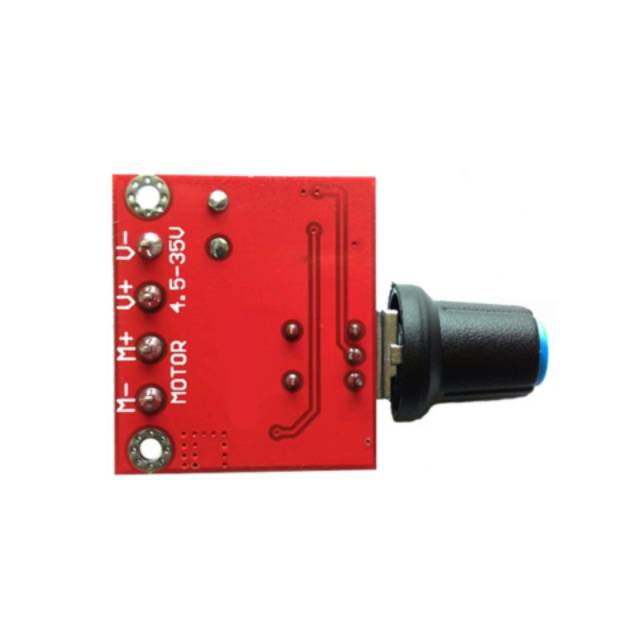 PWM 5A DC 4,5-35V Speed Controller Lampu LED Dimer Motor 90W pengatur kecepatan