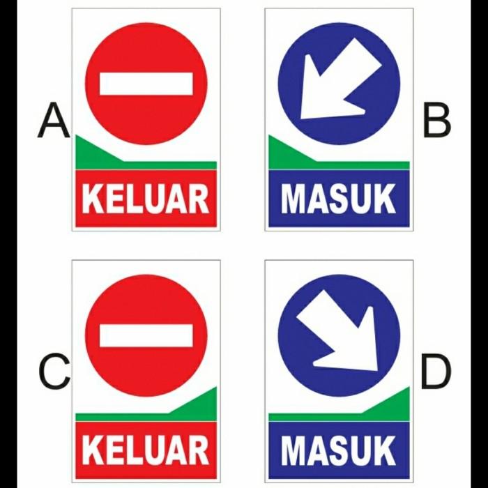 Custom. Rambu Lalu Lintas Masuk (In) dan Keluar (Out)