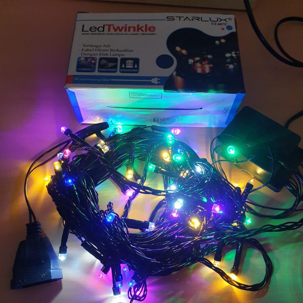 Lampu Hias 7 Warna LED Lampu Dekor Lampu Tumblr 10yard Lampu Hias 7 Warna LED Lampu Dekor Lampu Tumblr 10yard
