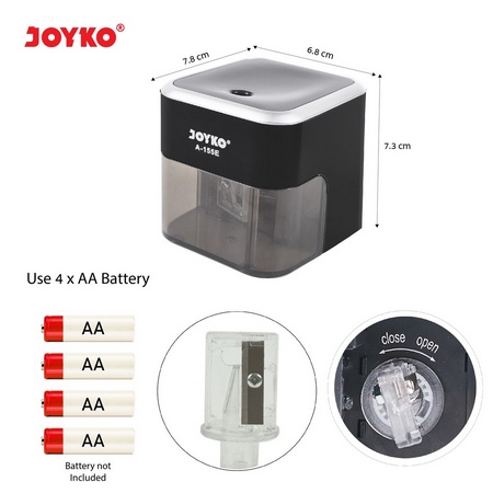 JOYKO ( SERUTAN ELEKTRIK ) ELECTRIC SHARPANER 7.8CM 6.8CM 7.3CM A-155E