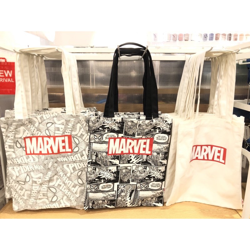 TAS TOTEBAG MINISO SHOPPING BAG SERI MARVEL 4model