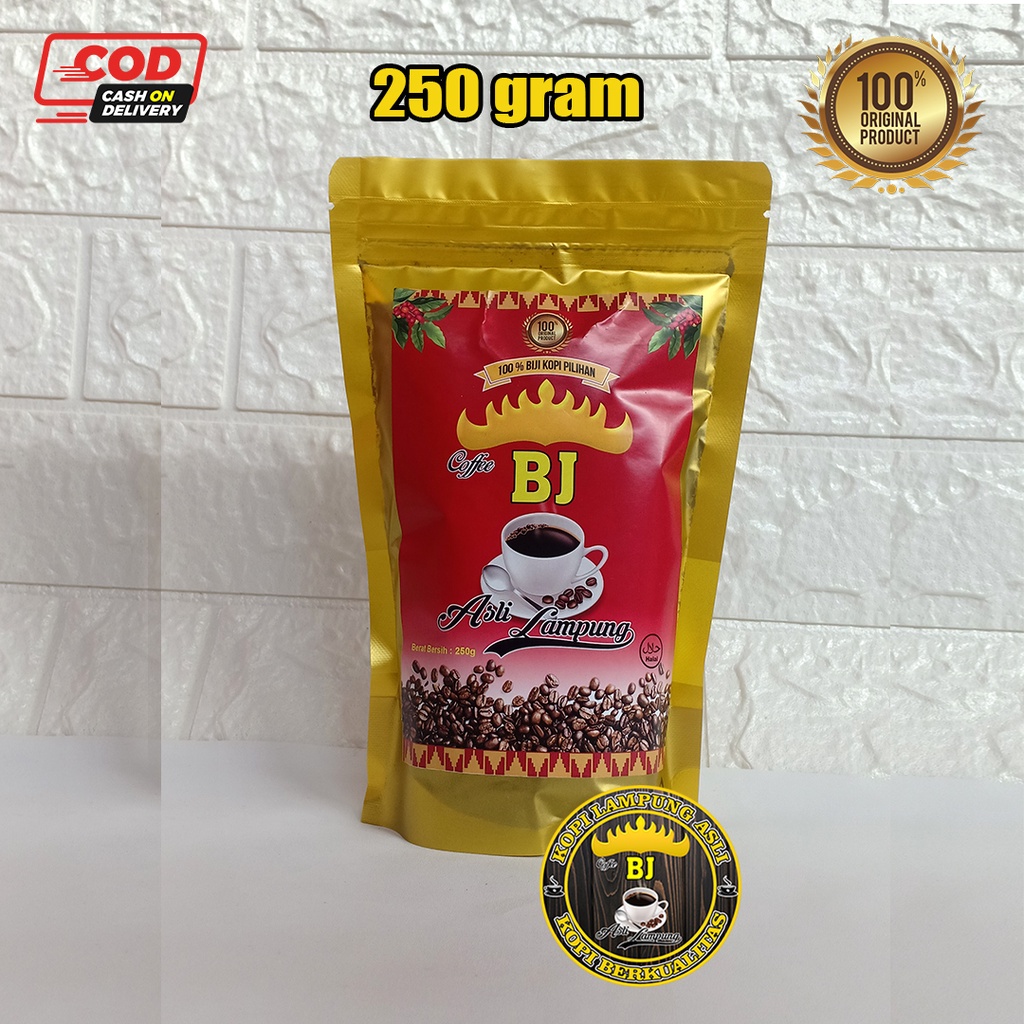 

Kopi Bubuk Robusta Asli Lampung 250g