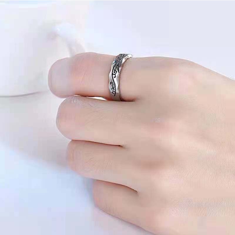 Cincin Pola Naga Gaya Cina national