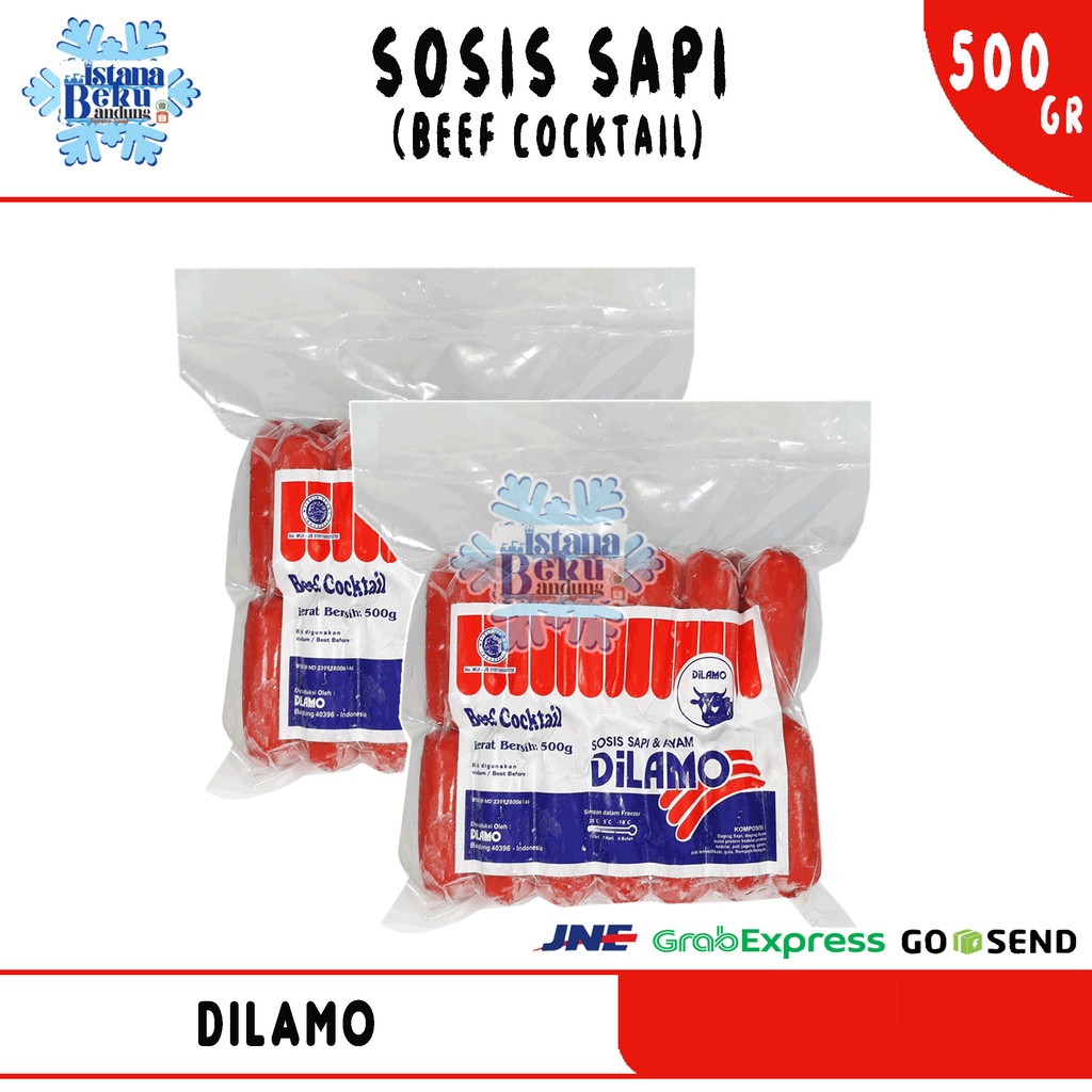 

Dilamo sosis beef cocktail merah 500gr