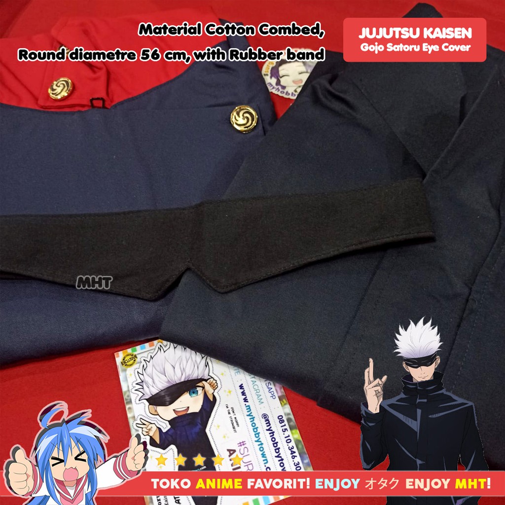 Blazer Jaket Anime Gakuran Jujutsu Kaisen Gojo Satoru Cosplay