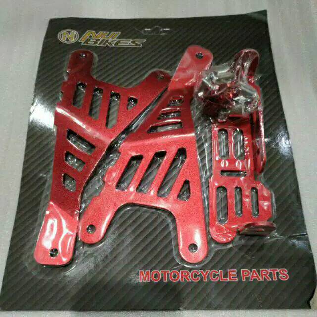 DUDUKAN PLAT DEPAN AEROX/N-MAX/LEXI MHR/NUI BIKES/FAST BIKES