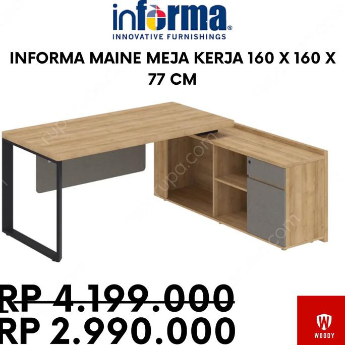  Meja  Kerja Informa  Putih Design Rumah Minimalisss